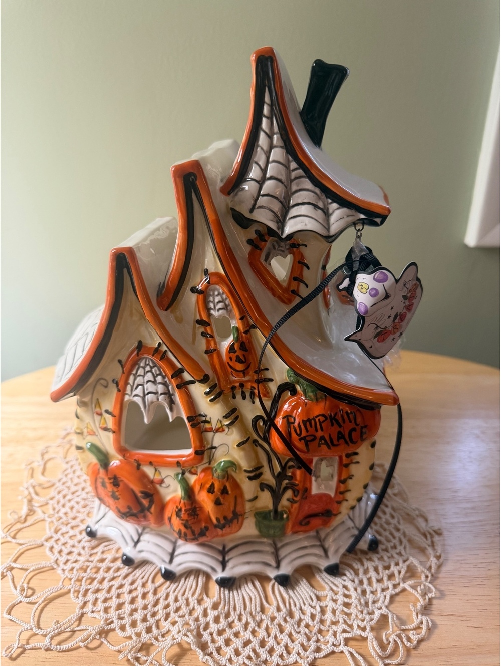 Blue Sky Clayworks Pumpkin Palace Tea Light